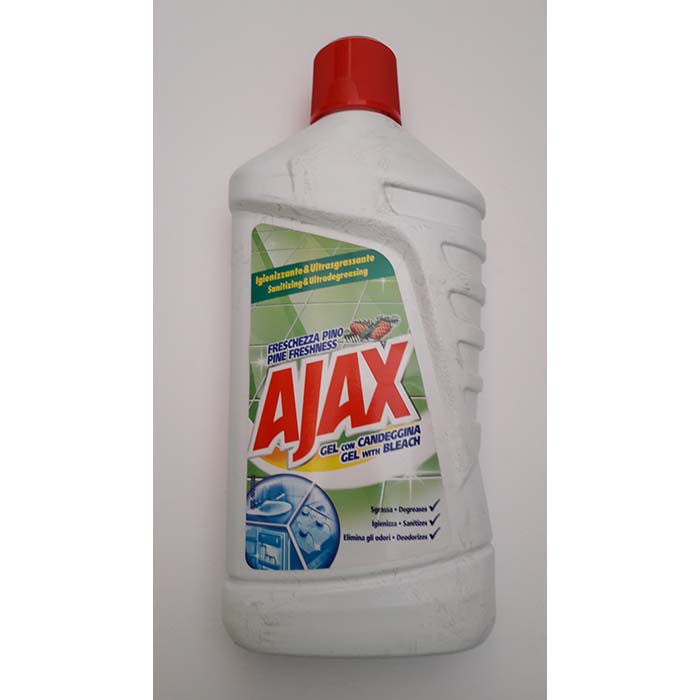 Ajax Pavimenti Gel con Candeggina lt1