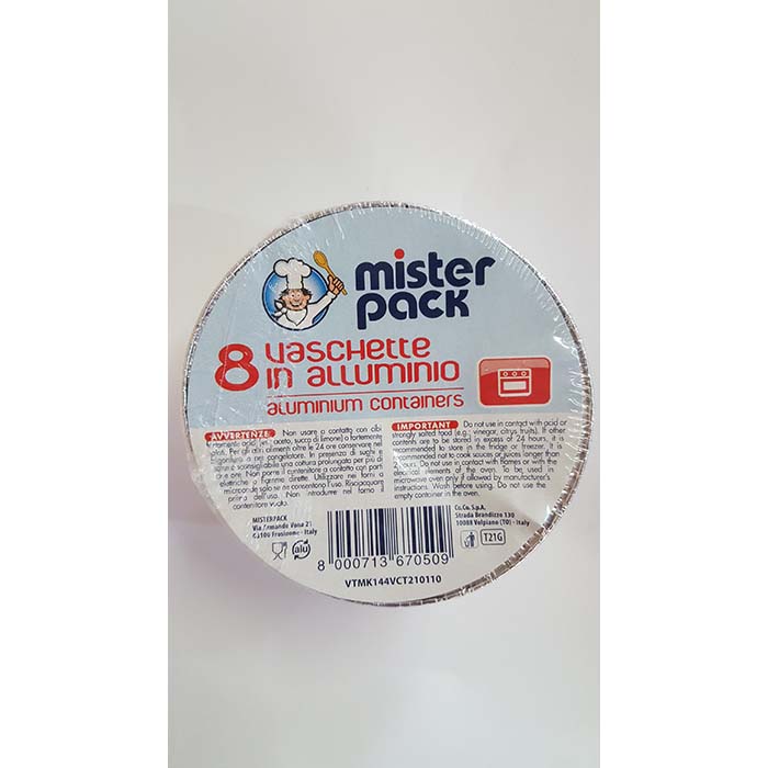 Vaschette Alluminio Crai Crem Caramel x12
