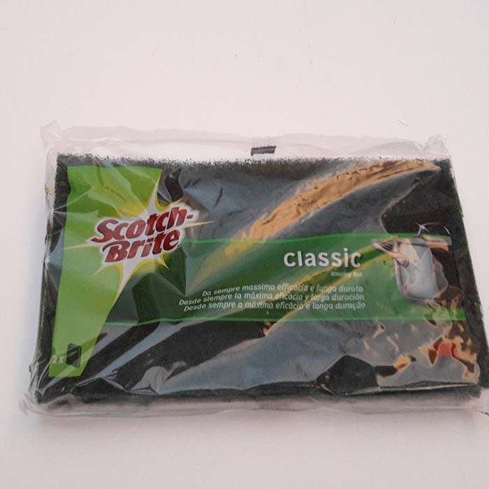 Spugna Fibra Verde Scotch Brite x2