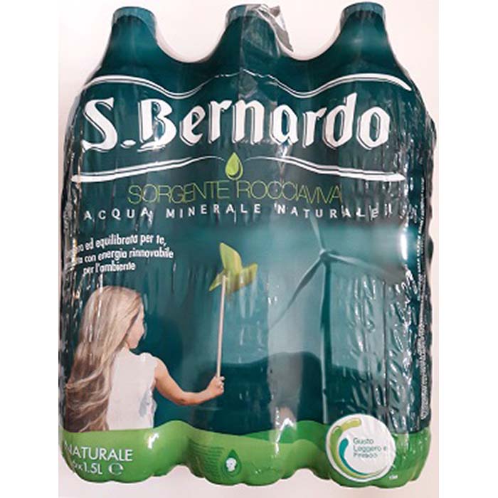 Acqua San Bernardo 1,5lt Nat.