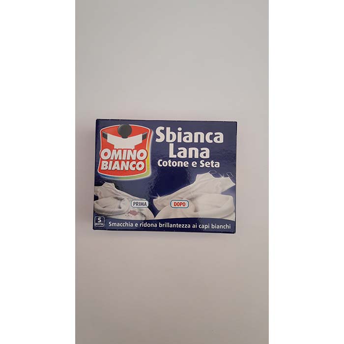 Omino Bianco Sbianca Lana 5 buste