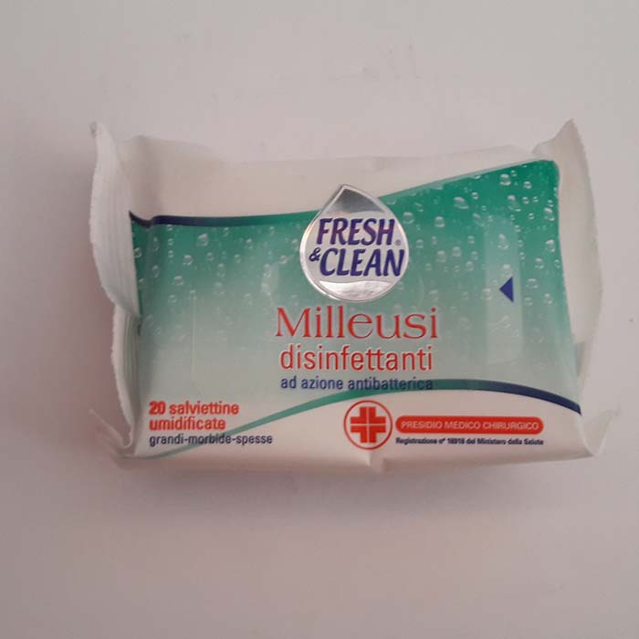 Salviettine Disinfettanti Fresh&Clean x20