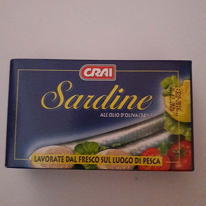 Sardine Crai Olio Oliva g125
