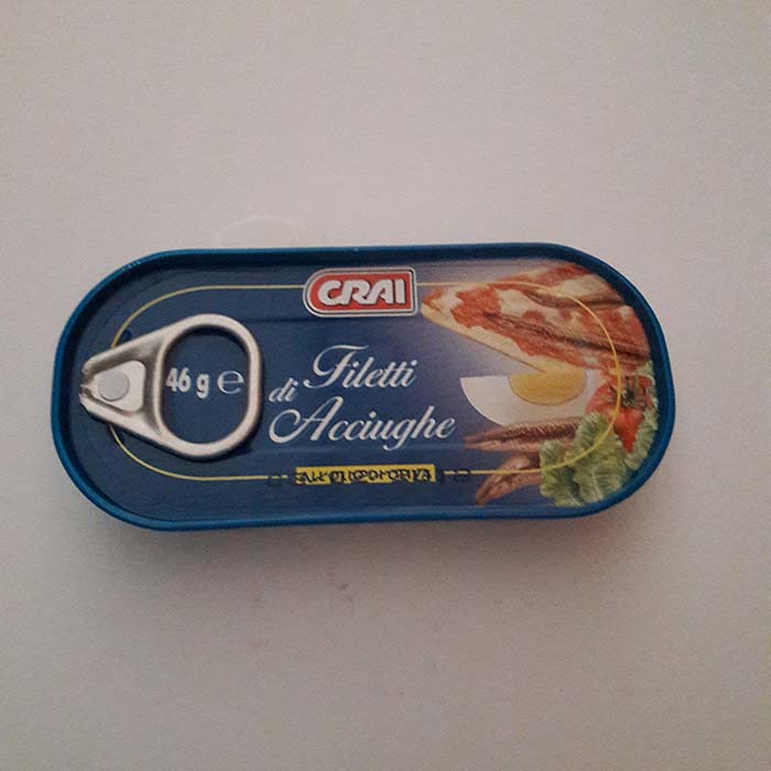 Filetti di Acciughe Crai g46 lattina