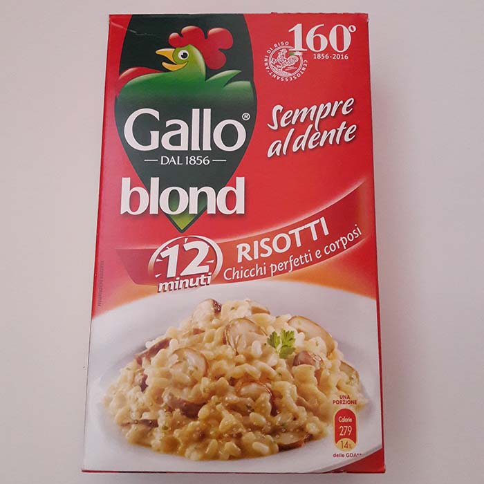 Riso Gallo Blond per Risotti Kg1