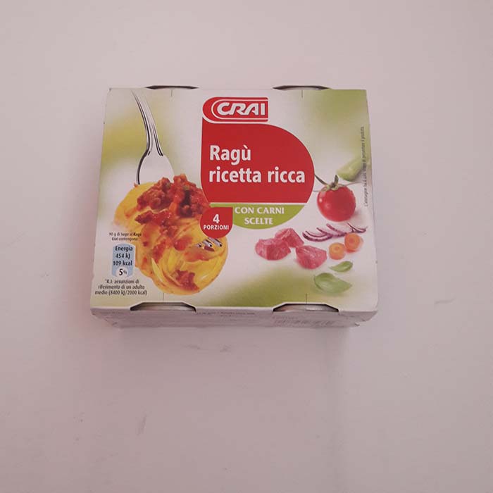 Ragù Classico Crai g180x2