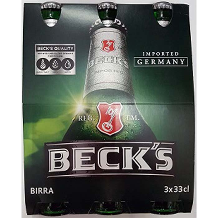 Birra Beck's cl33 x 3