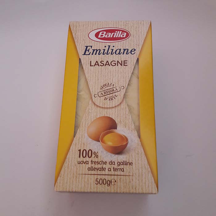 Lasagne Uovo Barilla g500