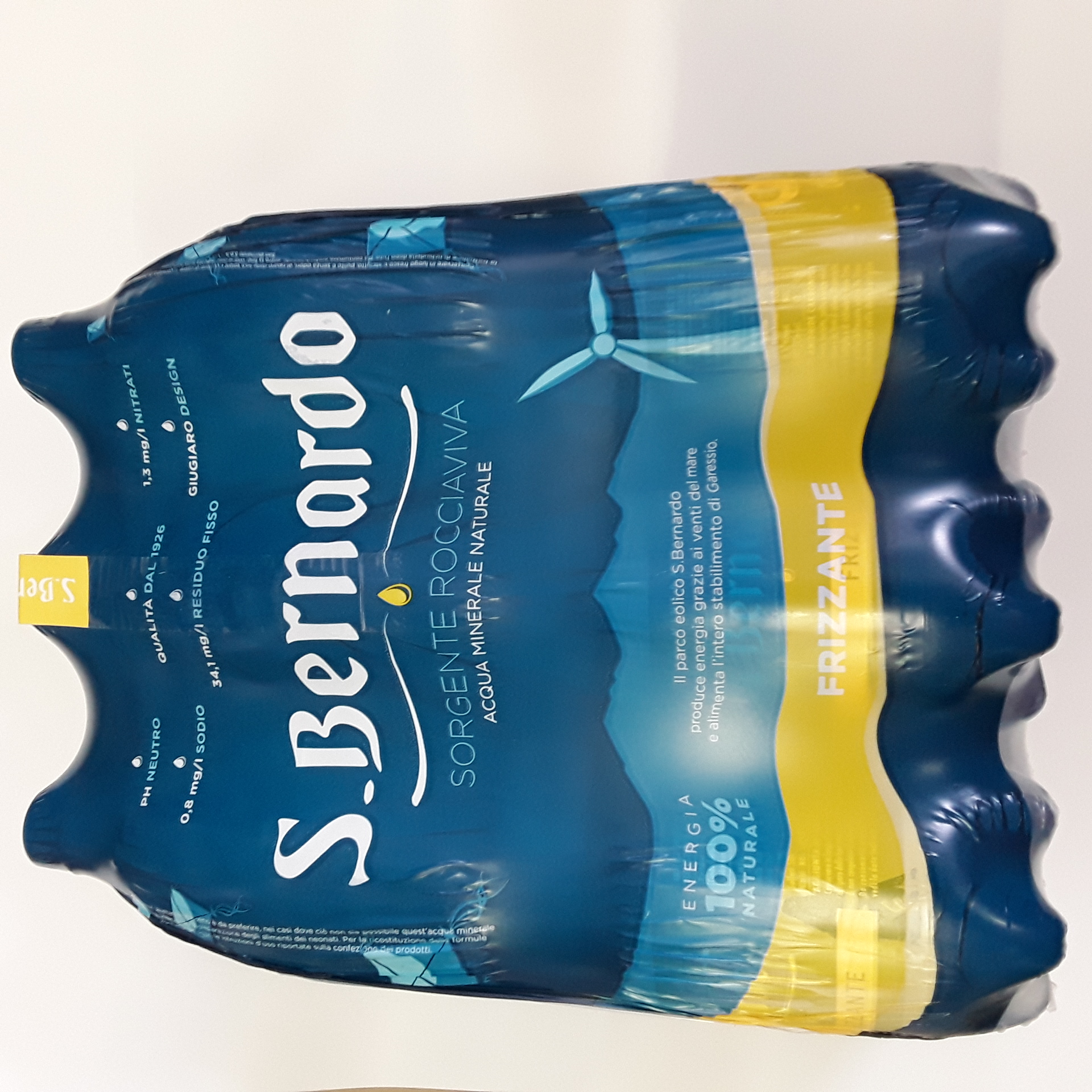 Acqua San Bernardo 1,5lt Gas.