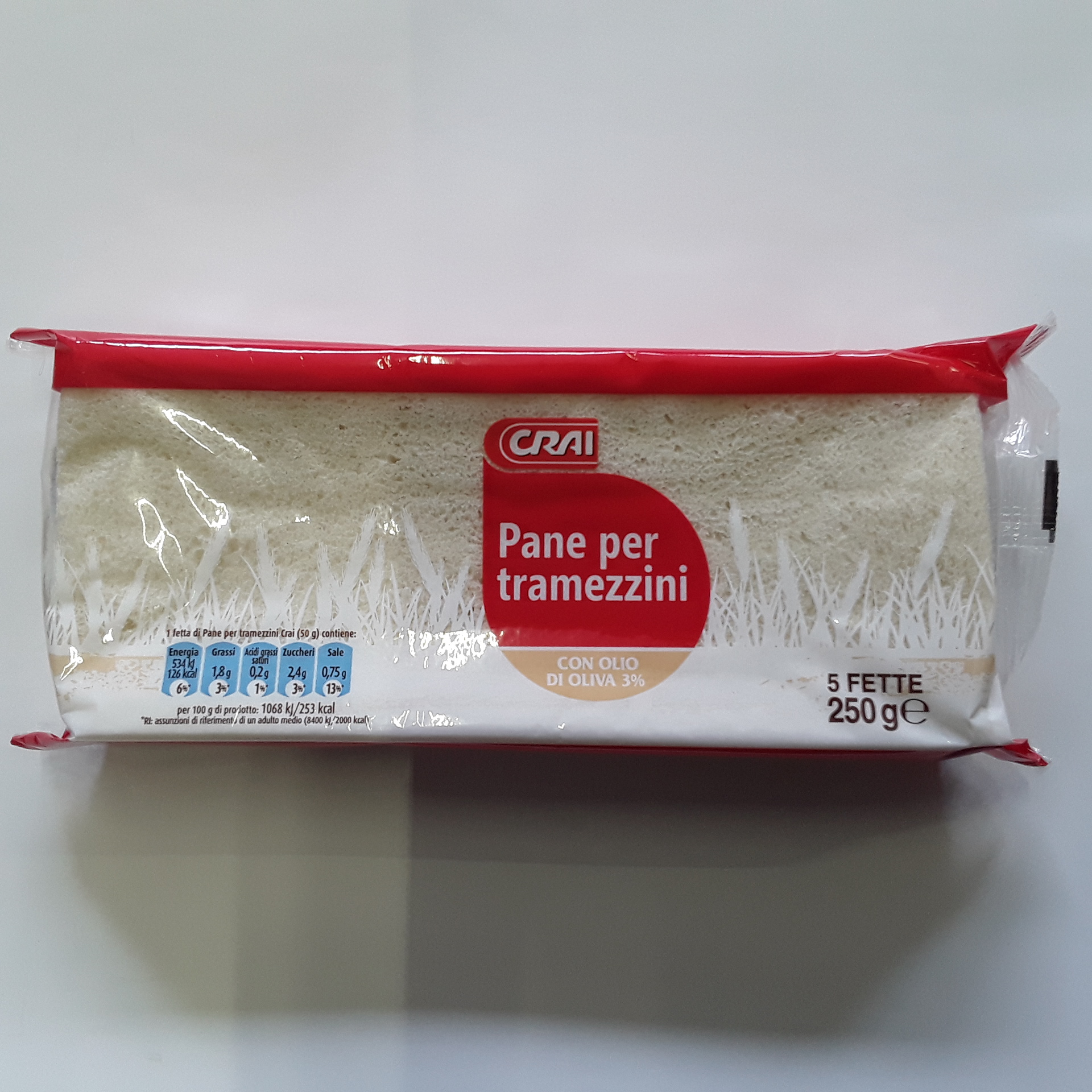 Pane per Tramezzini Crai g250