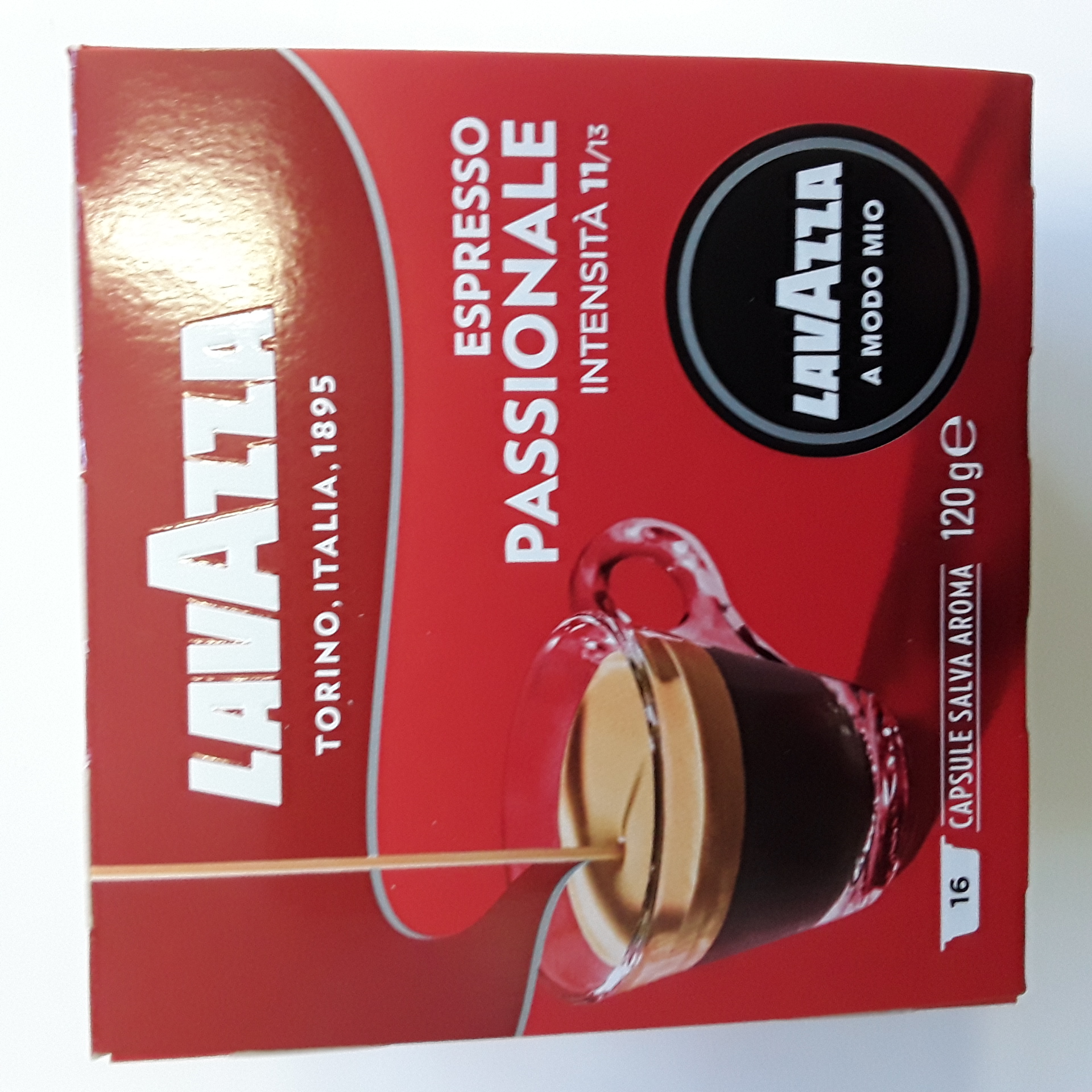 Capsule Lavazza A Modo Mio Rosso Passionale x16