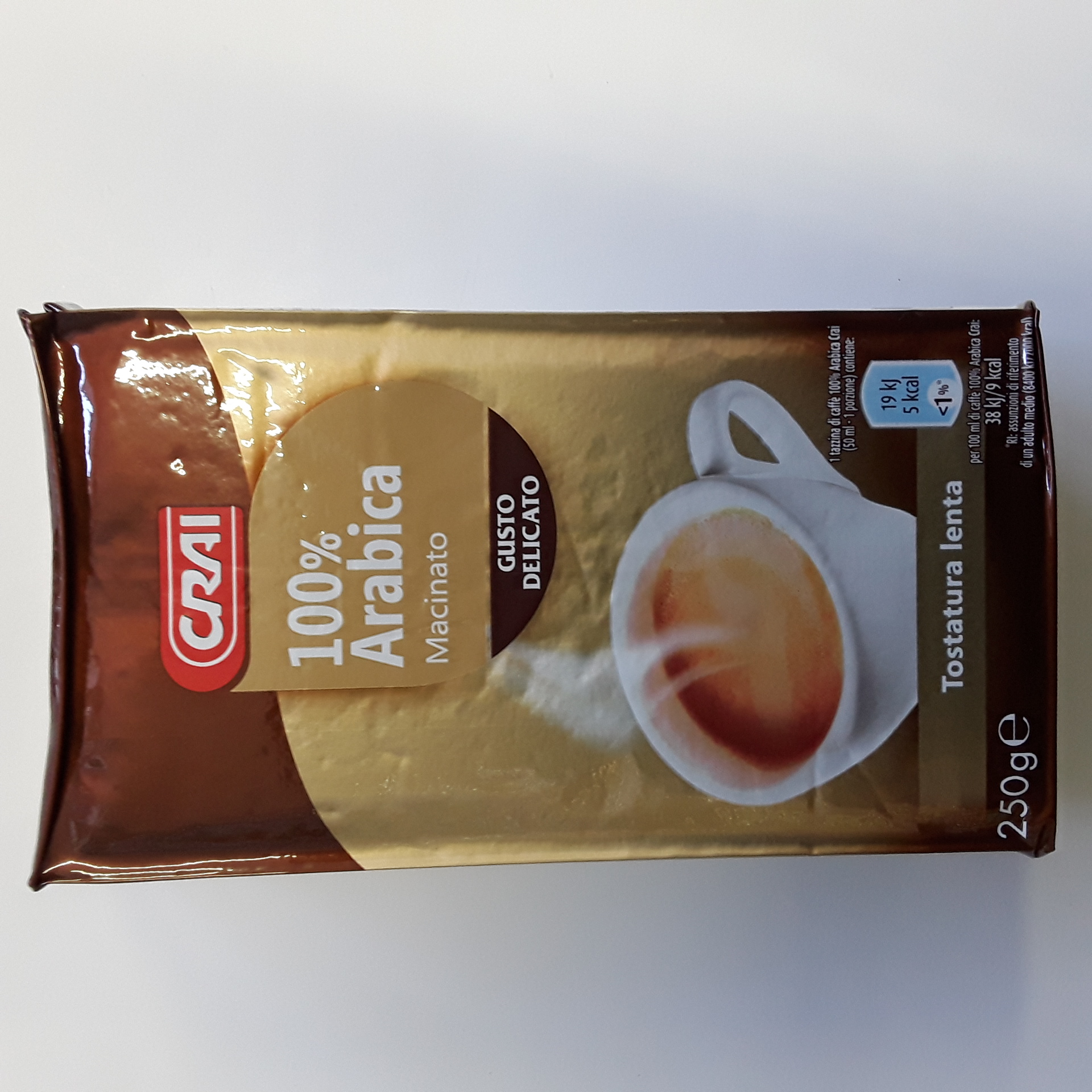 Caffè Crai 100% Arabica g250 gusto delicato