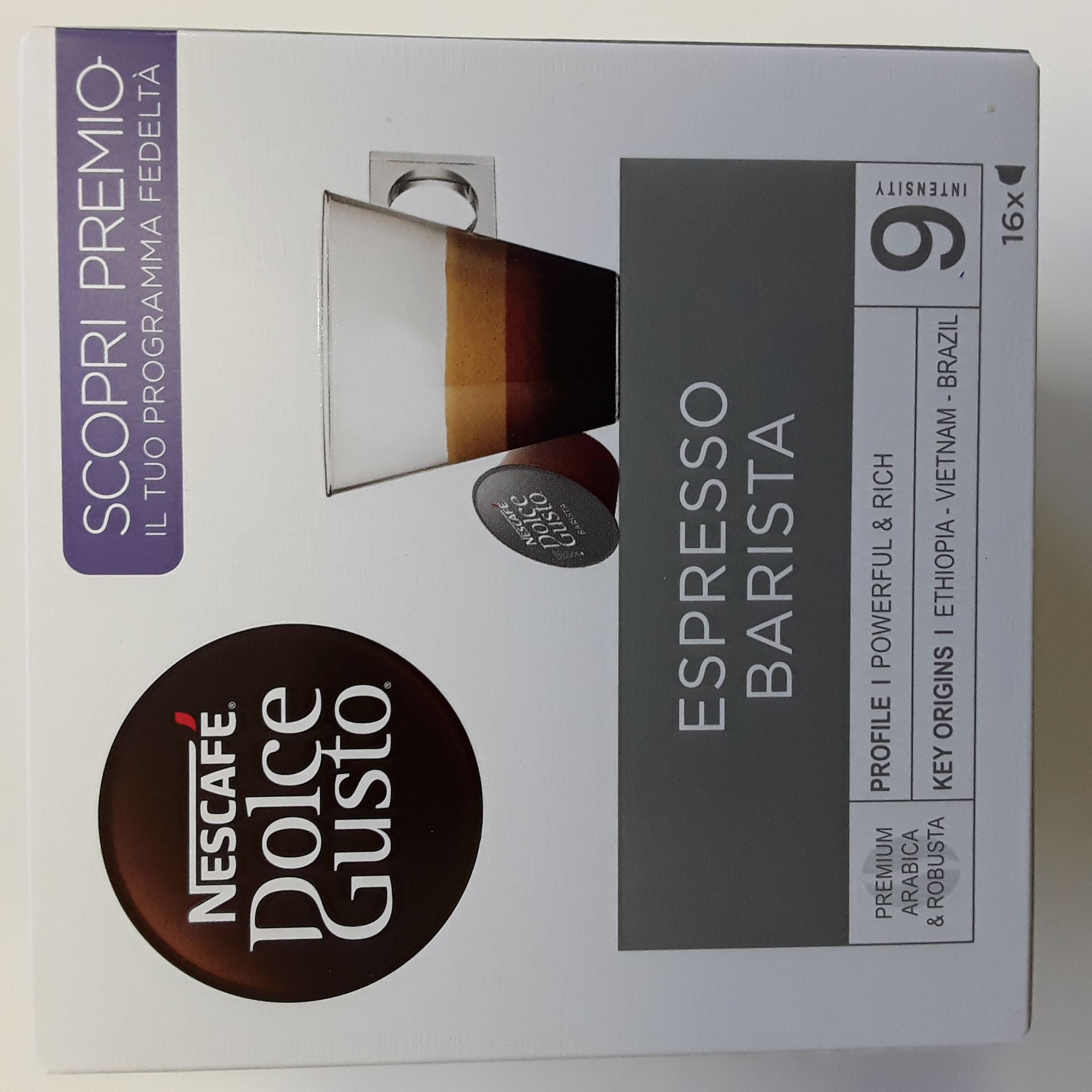 Caps Dolce Gusto Espresso Barista x16