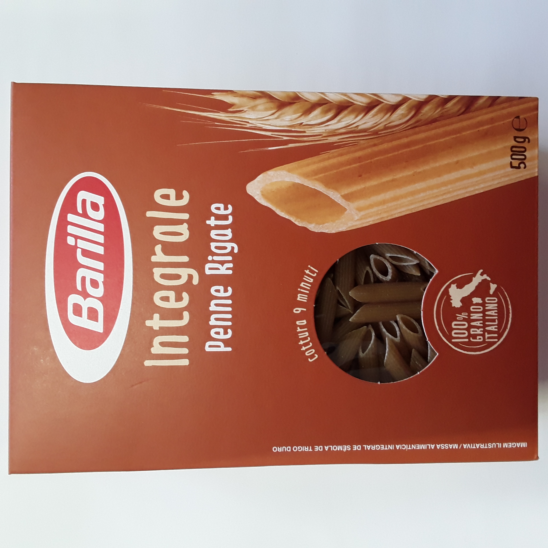 Pasta Barilla Integrale Penne Rigate g500