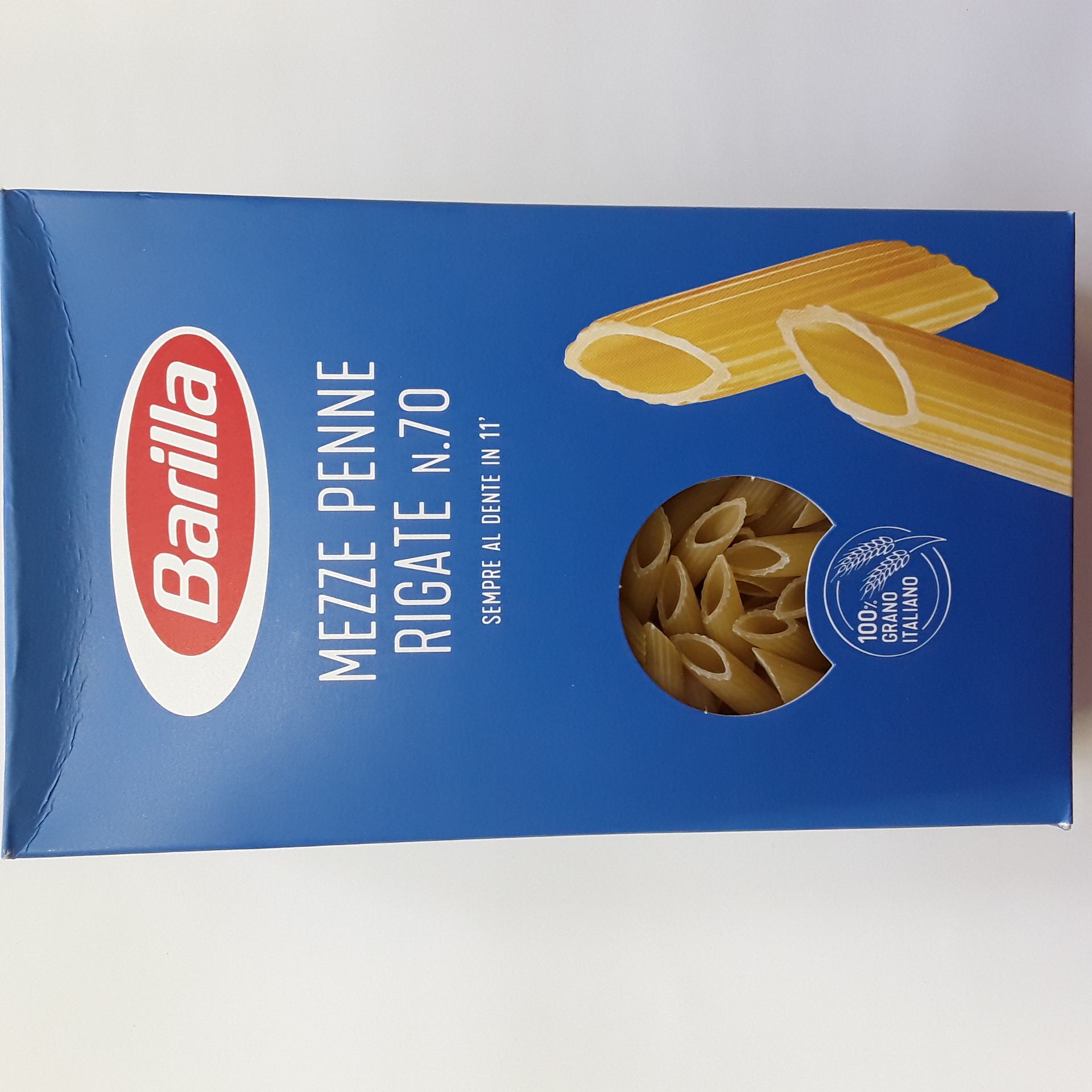 Pasta Barilla Mezze Penne Rigate N°70 g500