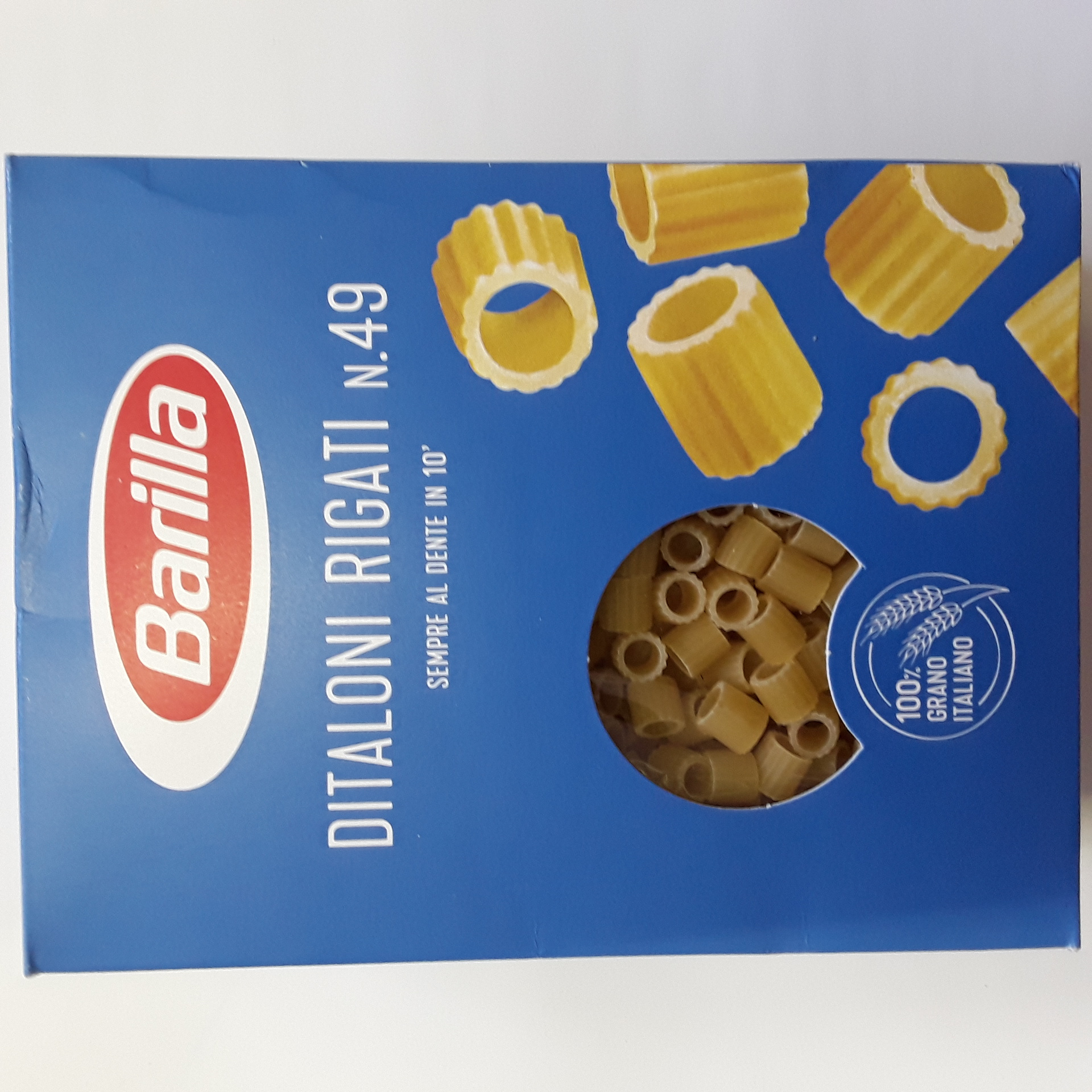 Pasta Barilla Ditaloni Rigati N°49 g500
