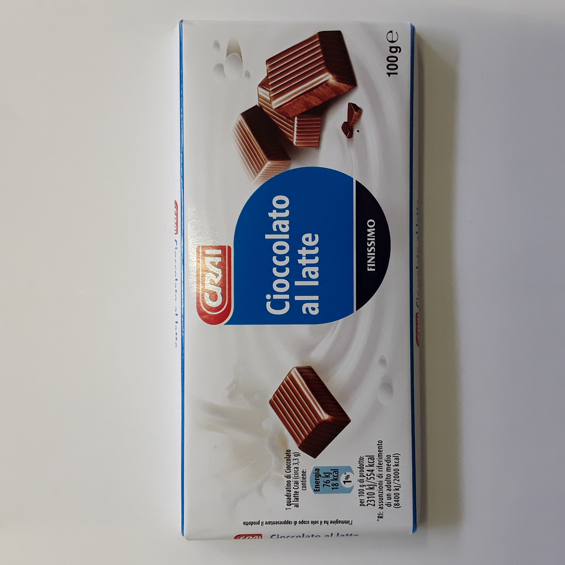 Cioccolato Crai Latte g100