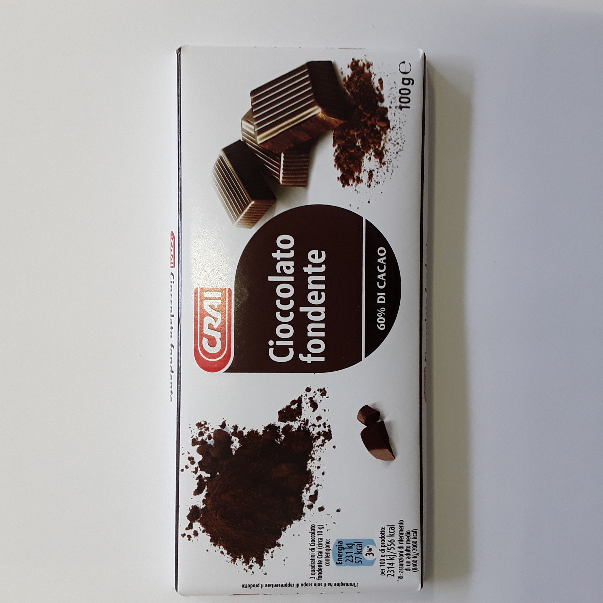 Cioccolato Crai Fondente g100