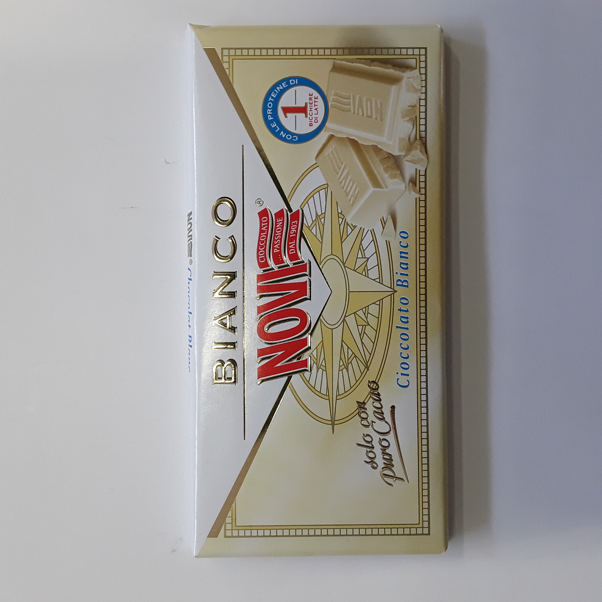 Cioccolato Novi Bianco g100