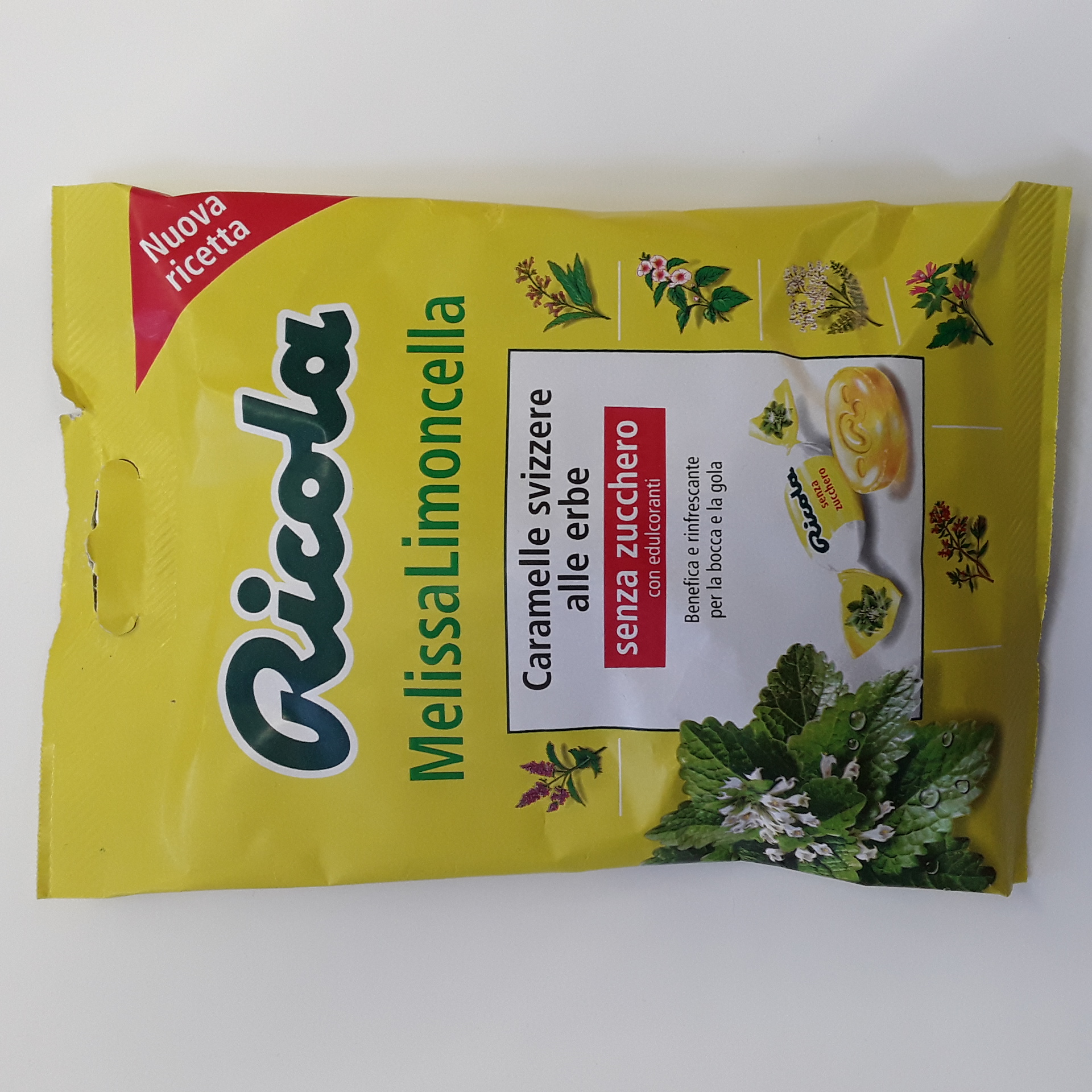 Caramelle Ricola Senza Zucchero Melissa/Limone 70 gr