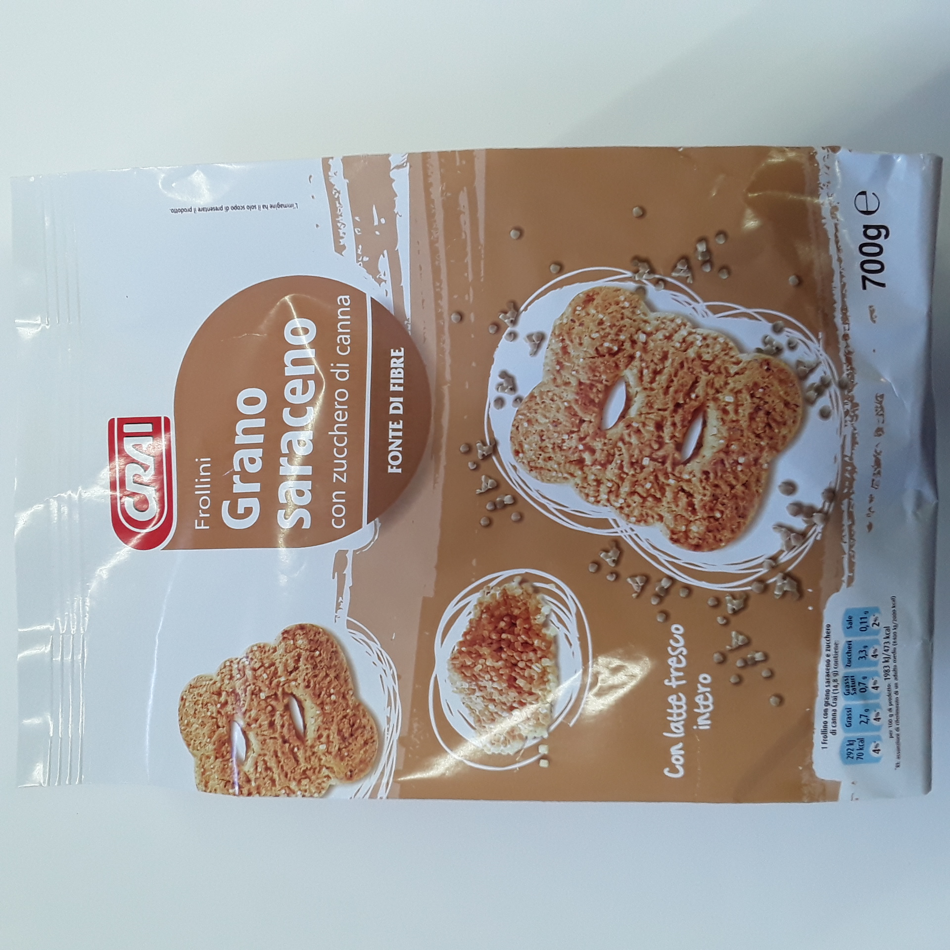 Biscotti Frollini Crai Grano Saraceno g700