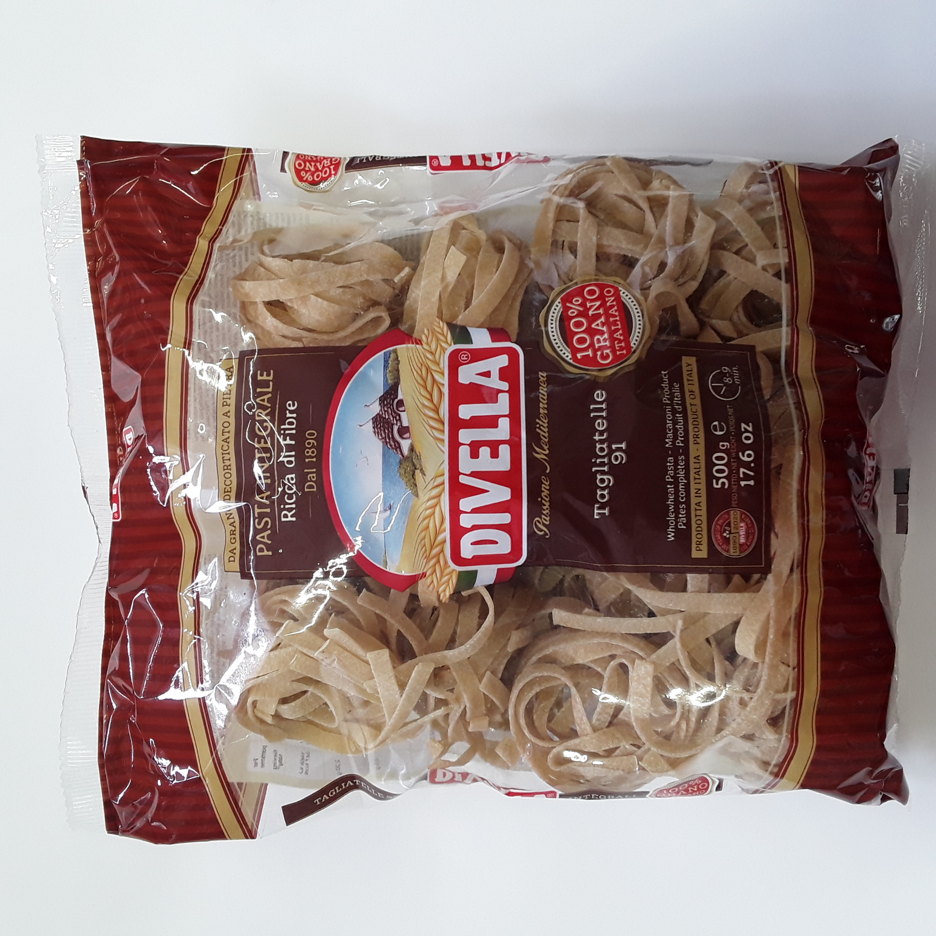 Pasta Divella Integrale Tagliatelle g500