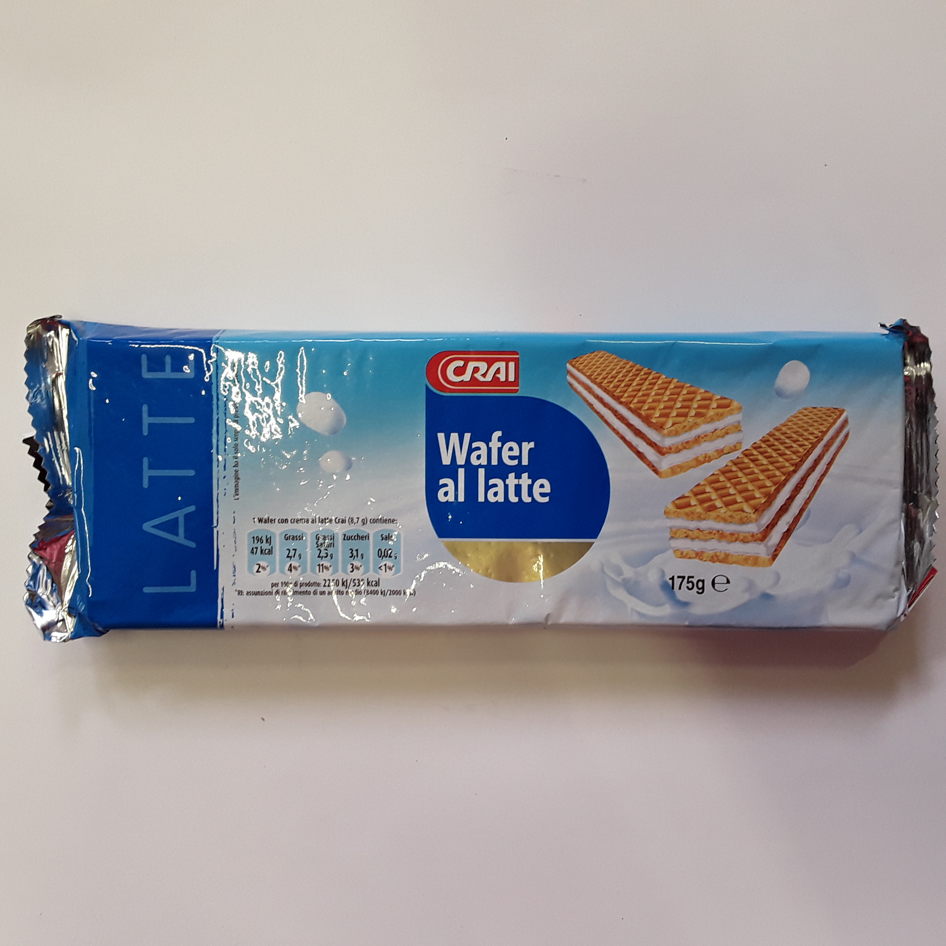 Wafer Crai al Latte g175