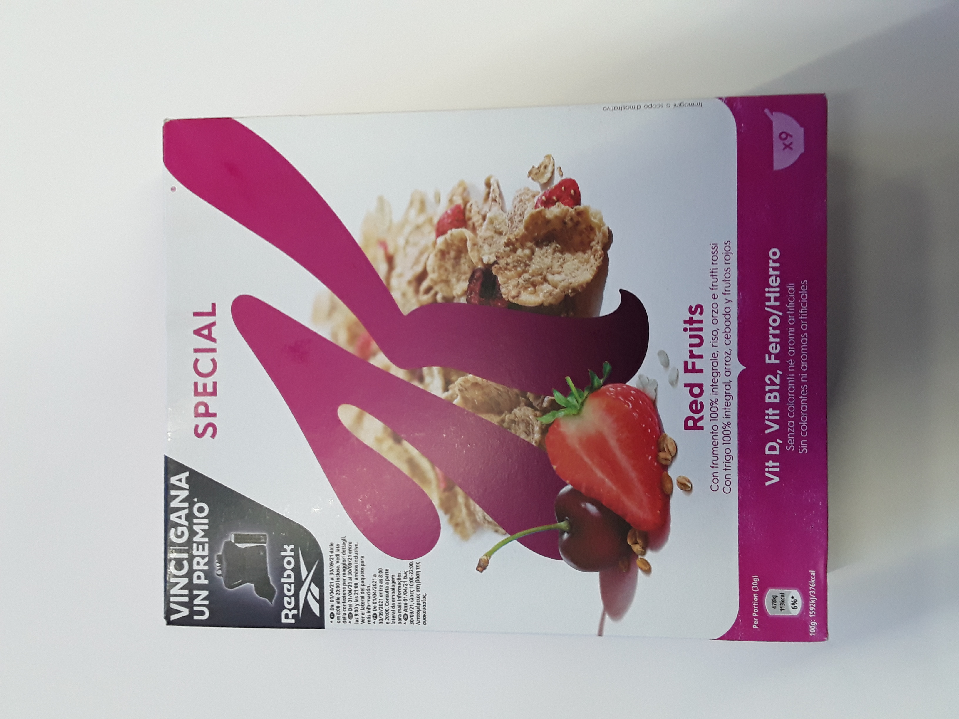 Cereali Kellogg's Special K Frutti Rossi g290