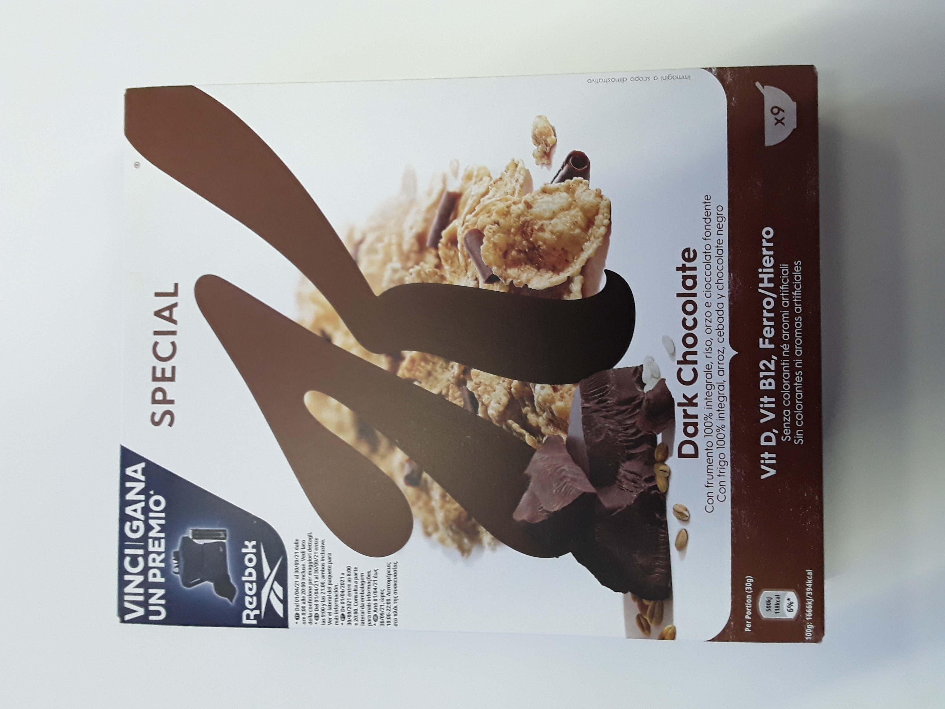 Cereali Kellogg's Special K Cioccolato Fondente g290