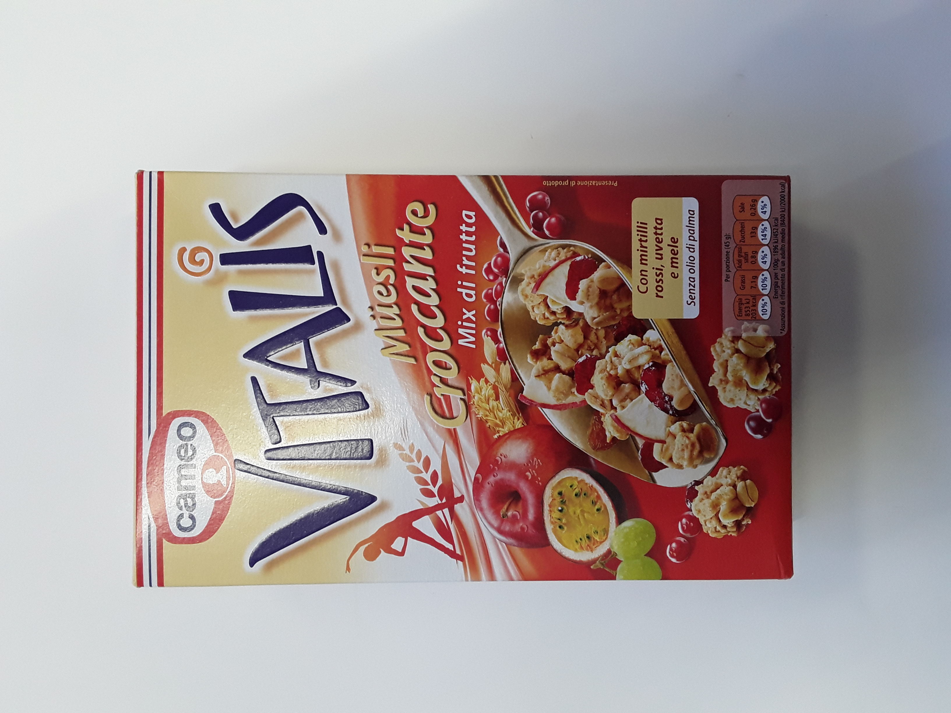 Muesli Vitalis Mix Frutta g300