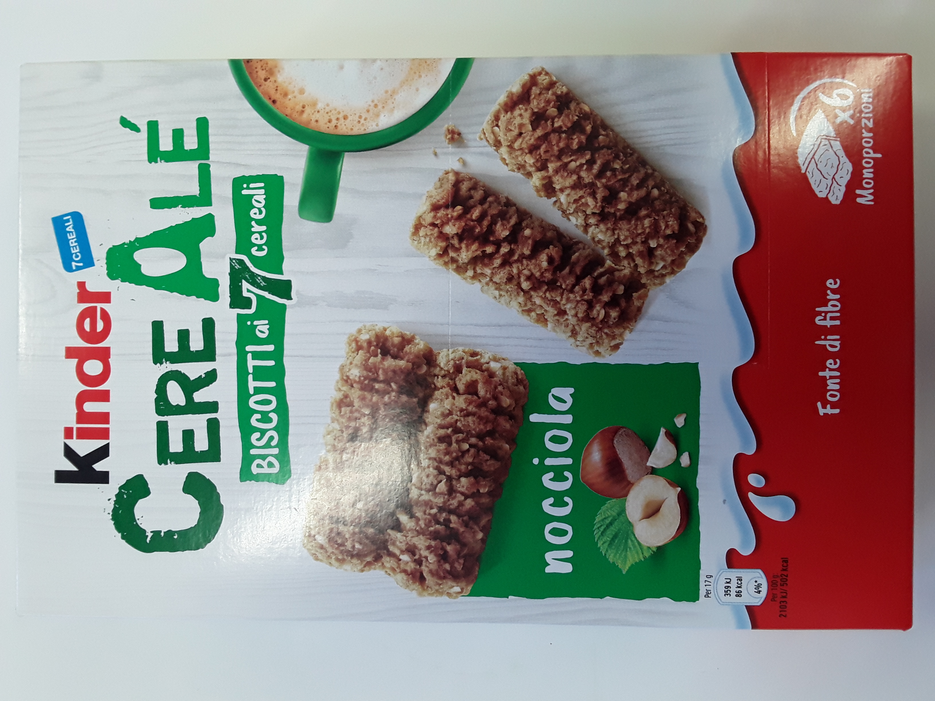 Cerealé Kinder Nocciola g204