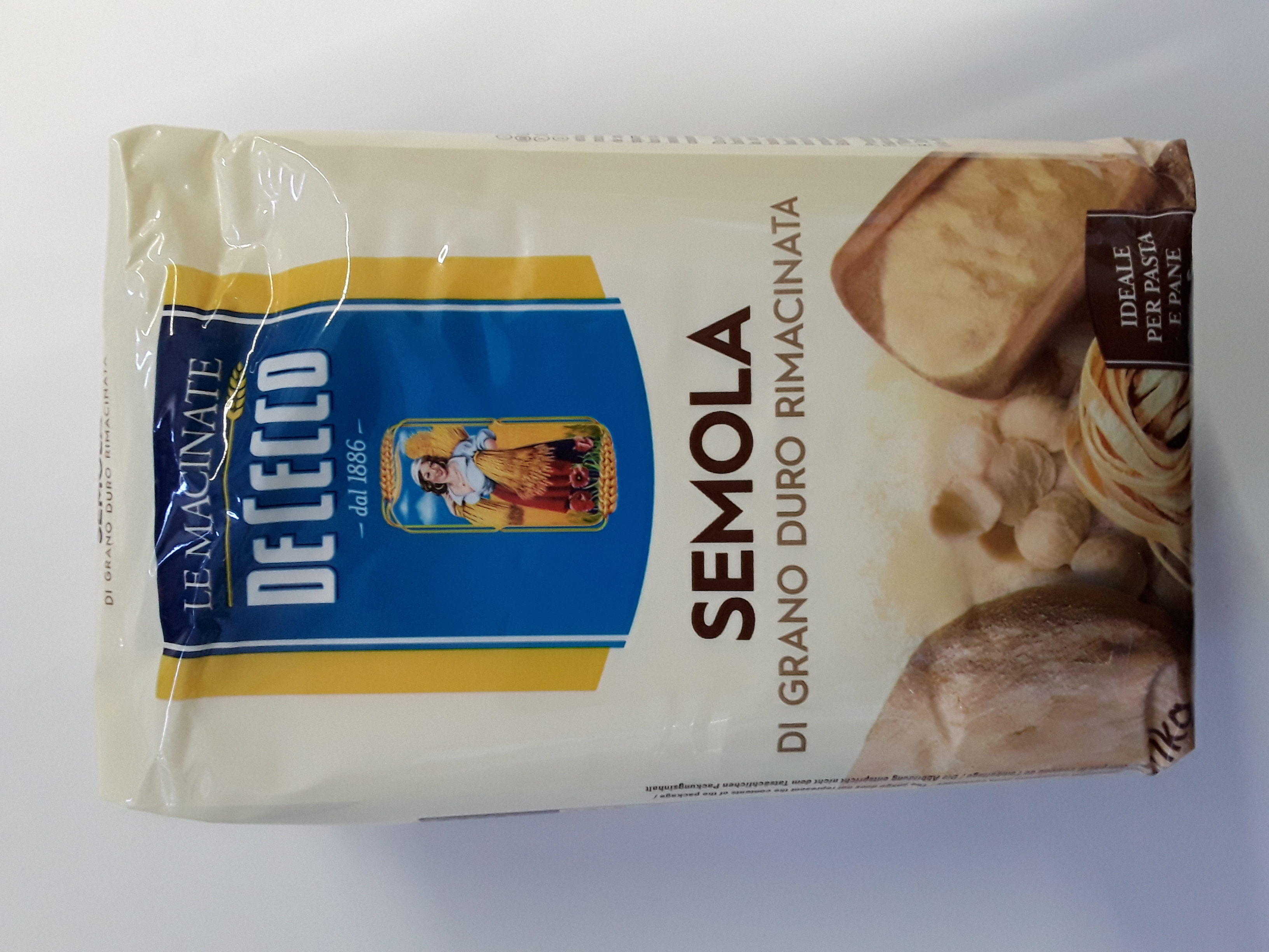 Semola Rimacinata Grano Duro De Cecco Kg1