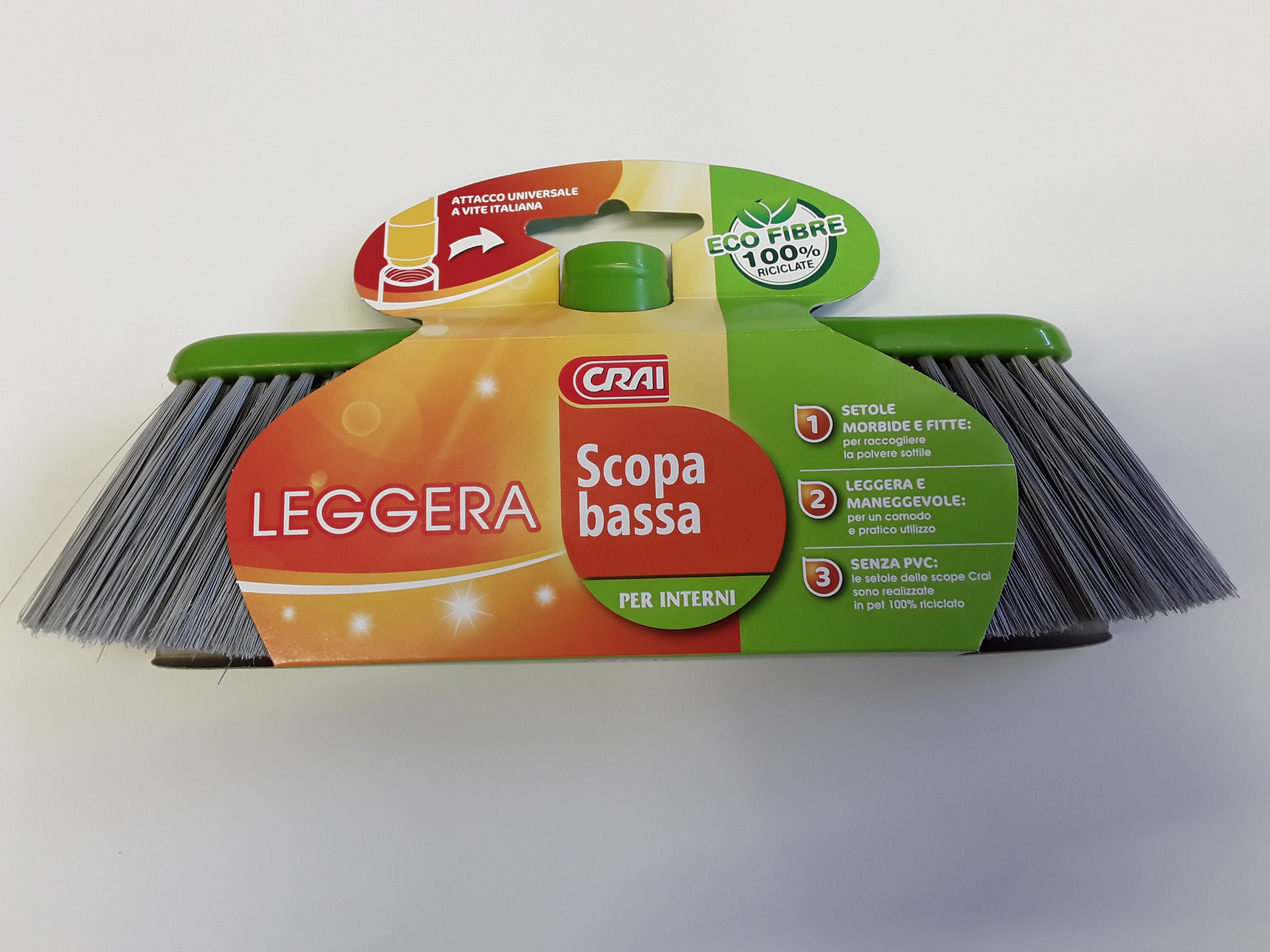 Scopa Bassa Crai per Interni