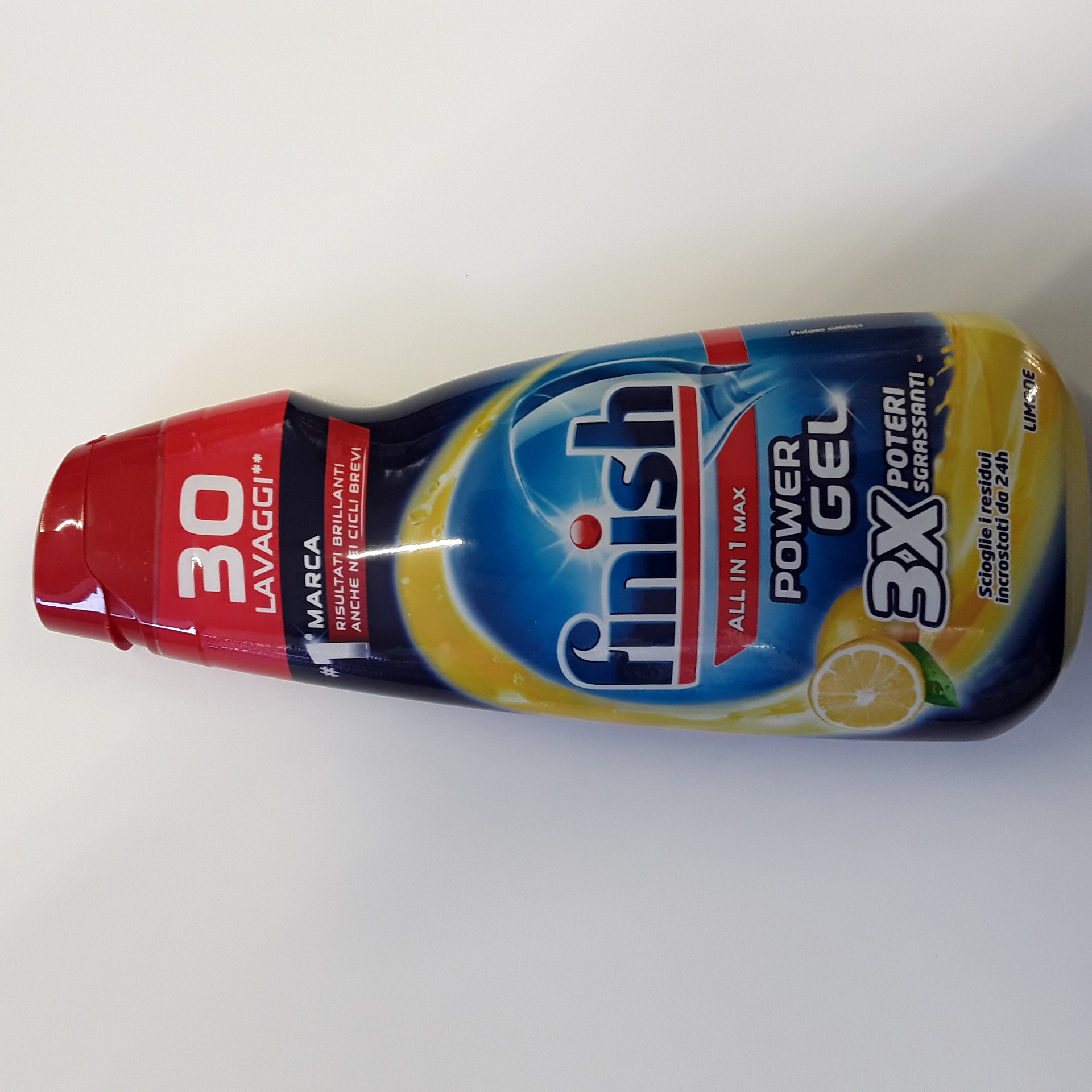Finish Power Gel Lavastoviglie Tutto in 1 Lemon ml600