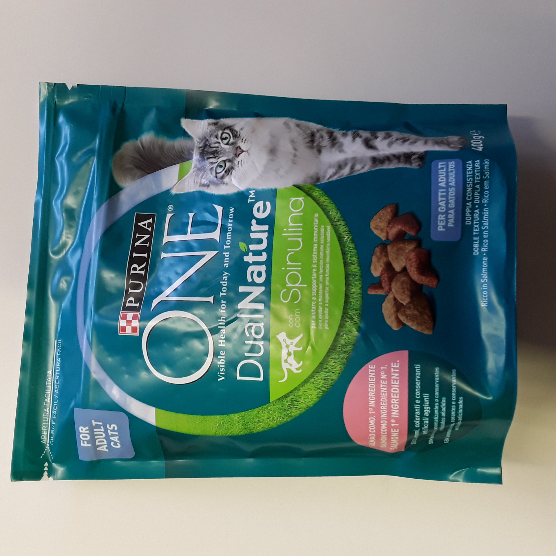 Crocchette Purina One Dual Salmone g400