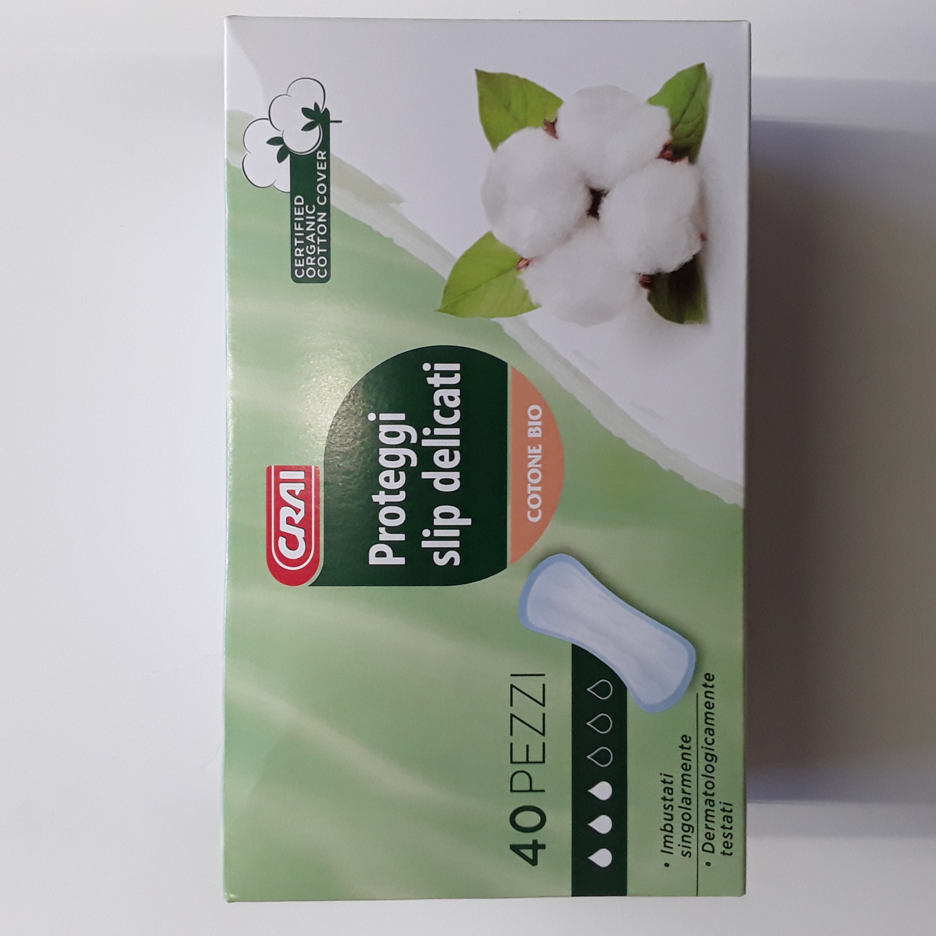Proteggi Slip Crai Cotone Bio x40