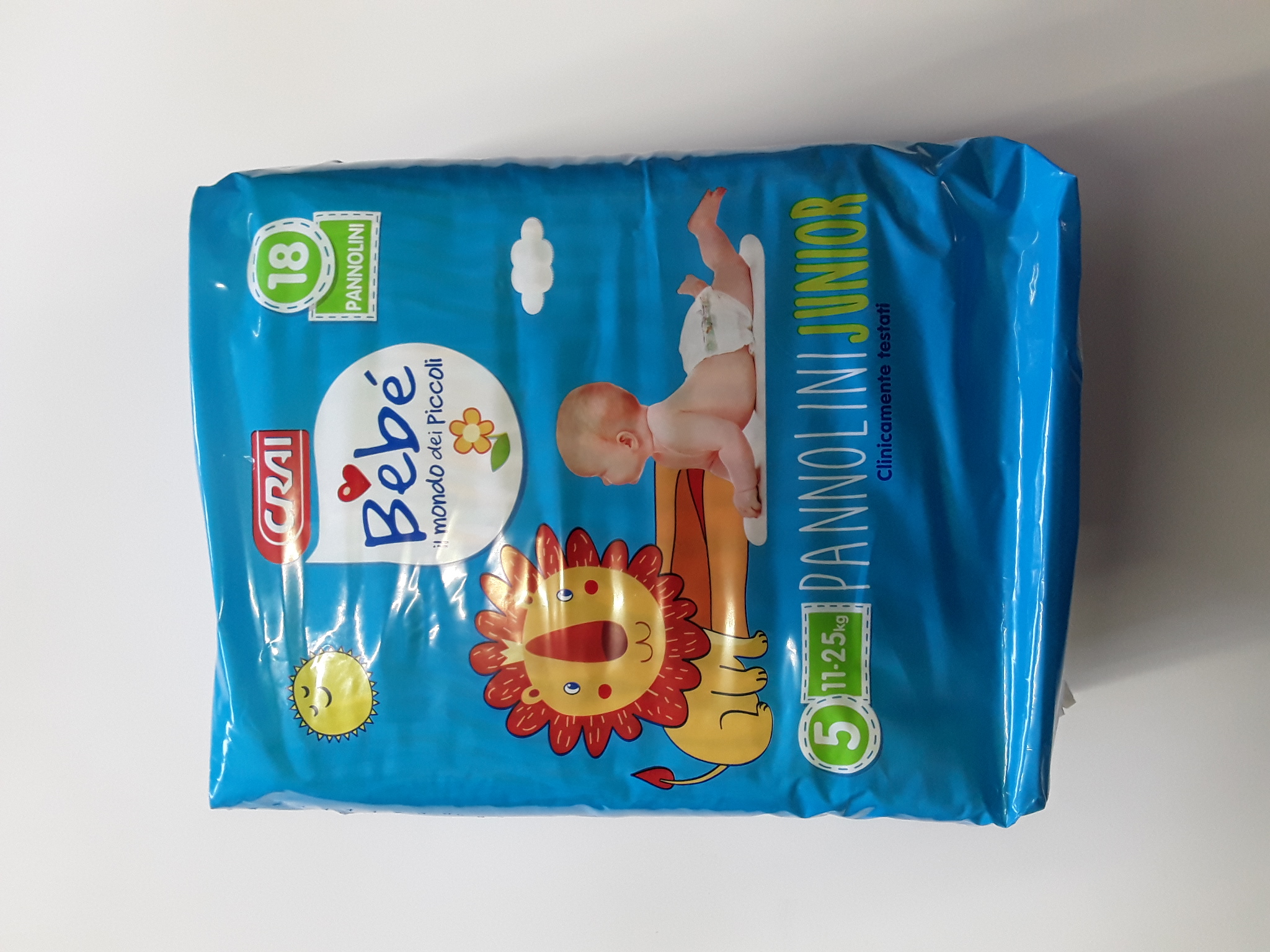 Pannolini Crai Junior 11-25Kg x18