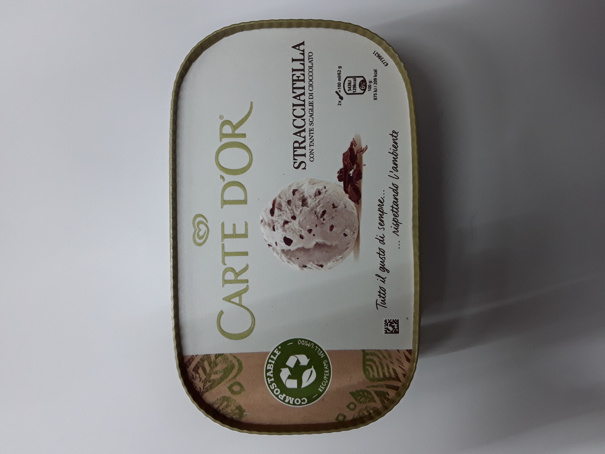 Gelato Carte D'Or Stracciatella g500