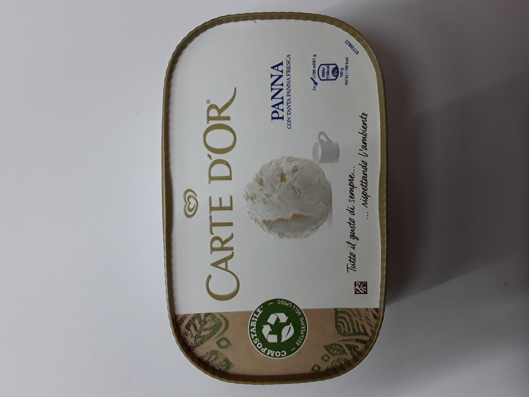Gelato Carte D'Or Panna g500