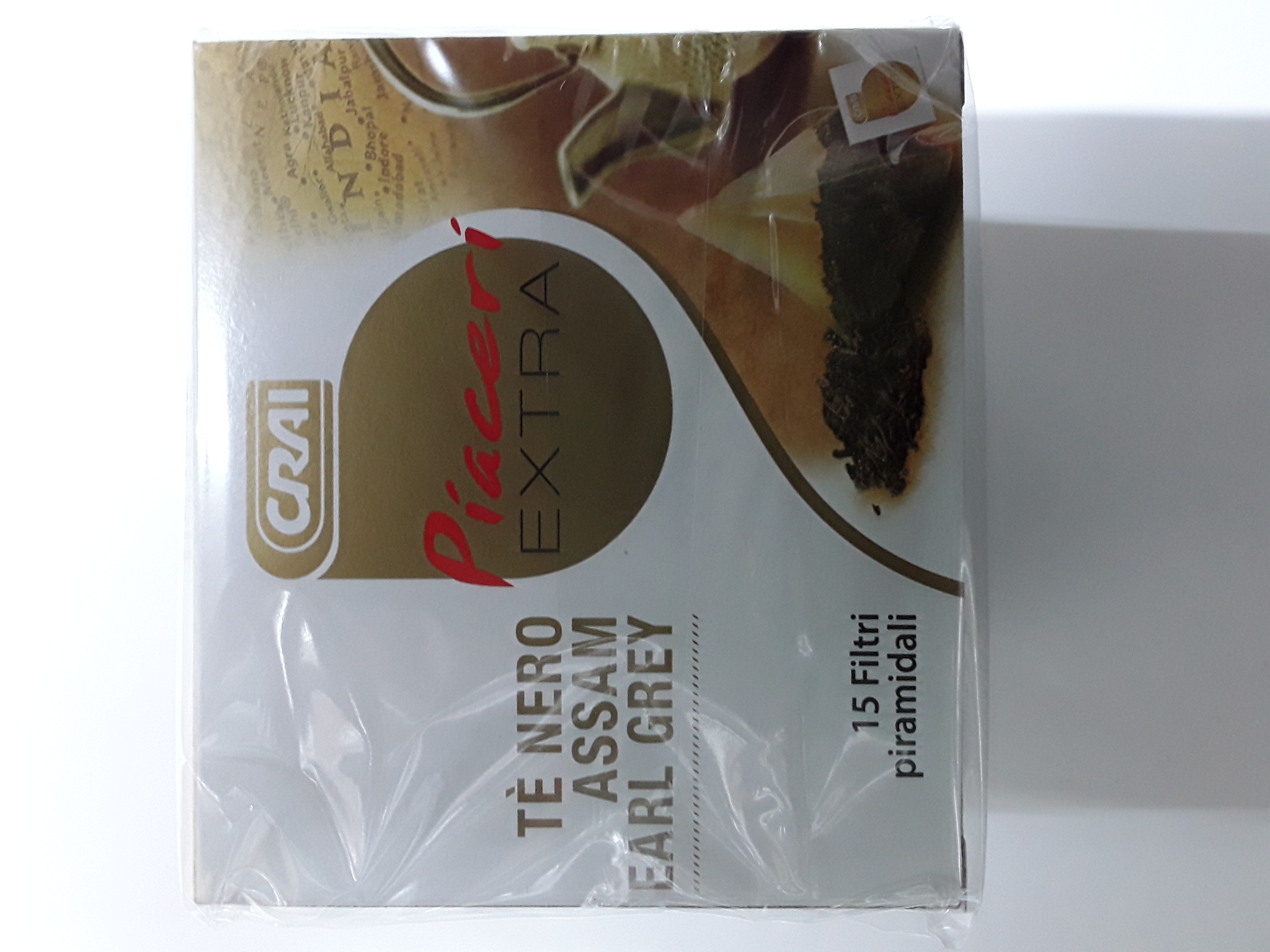 Thé Nero Crai Assam Earl Grey Piaceri Italiani x15