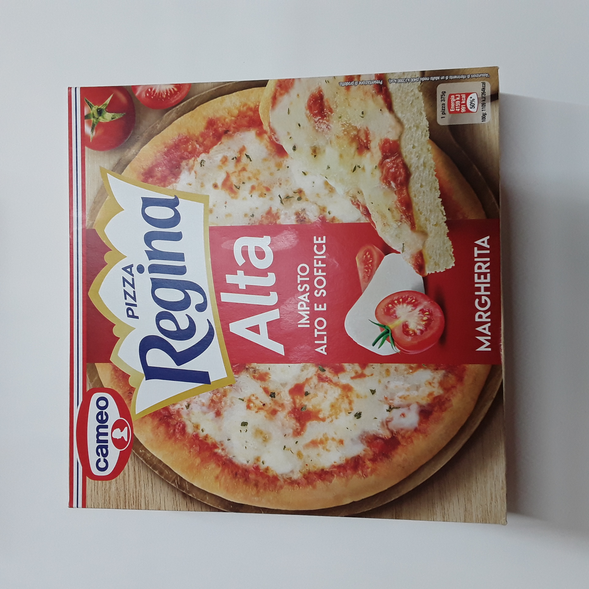 Pizza Cameo Regina Alta Margherita g375