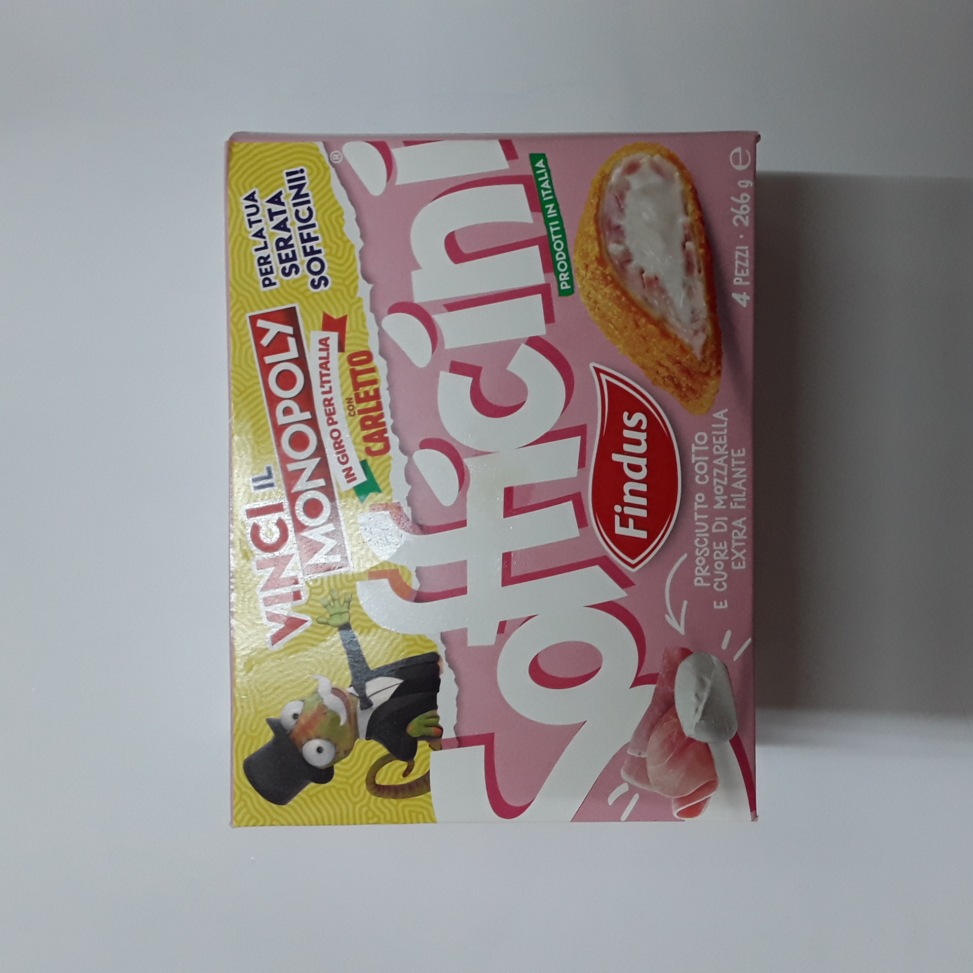 Sofficini Findus Prosciutto e Mozzarella g250