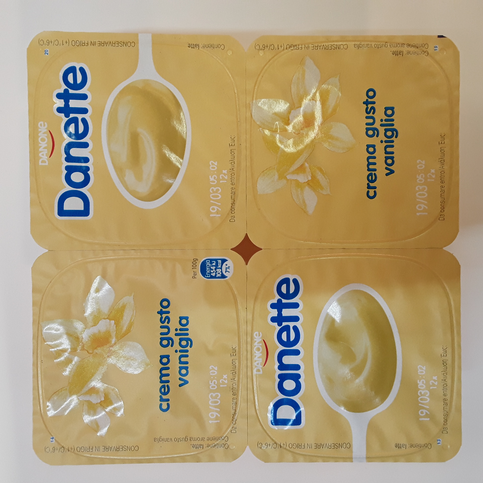 Danette Vaniglia g125x4