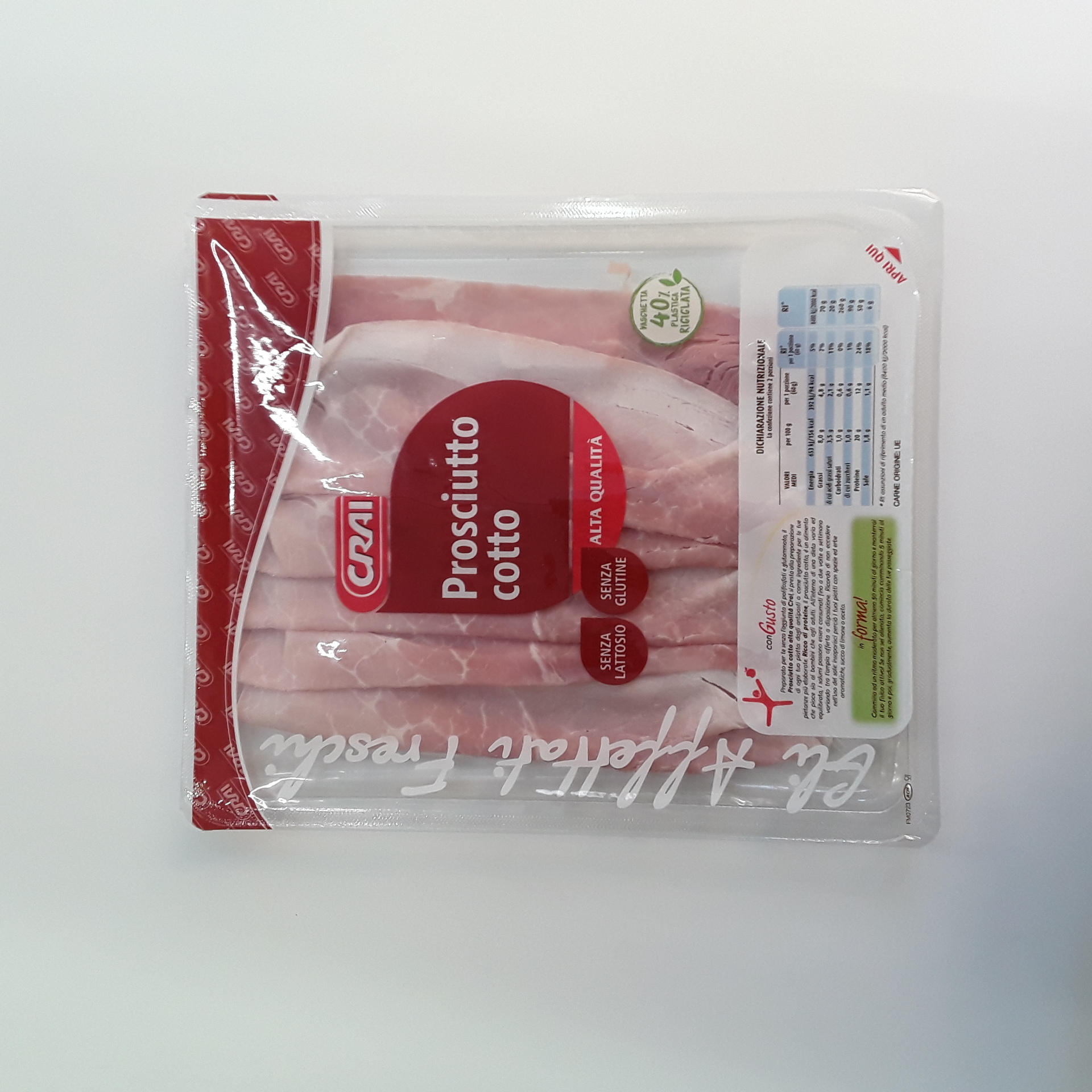 Prosciutto Cotto Alta Qualità Crai g120