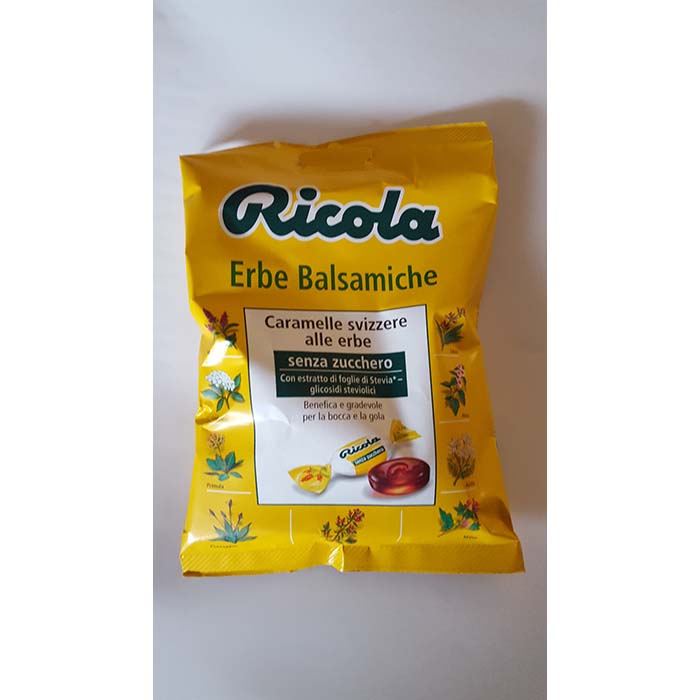 Caramelle Ricola Senza Zucchero Erbe Balsamiche 70 gr