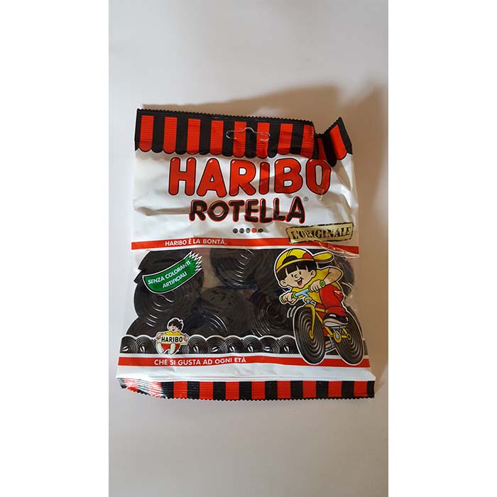 Caramelle Haribo Rotella Liquirizia g175