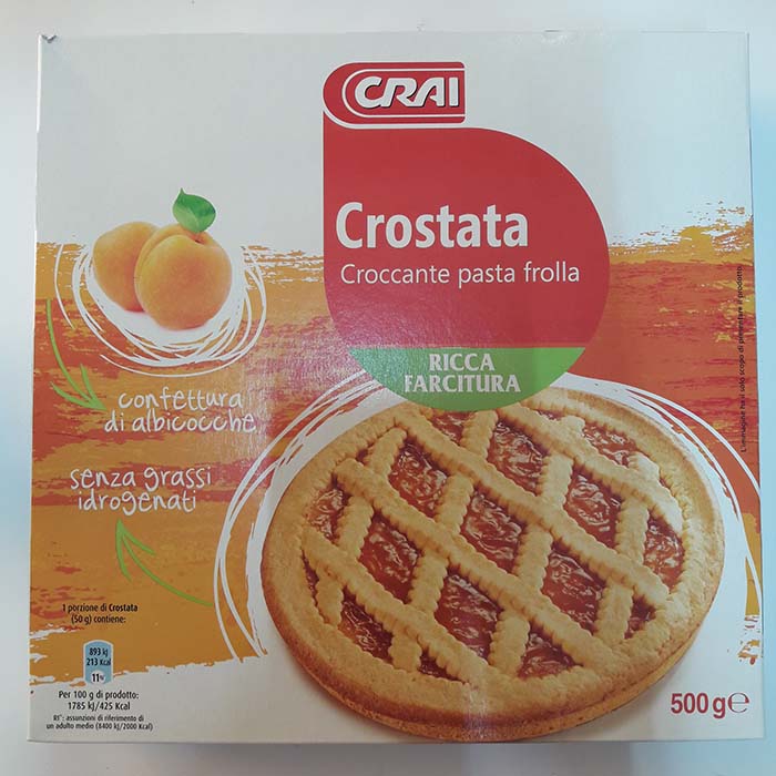Crostata Crai Albicocca g500