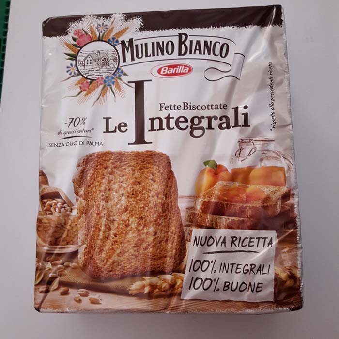 Fette Biscottate Mulino Bianco Integrali g315