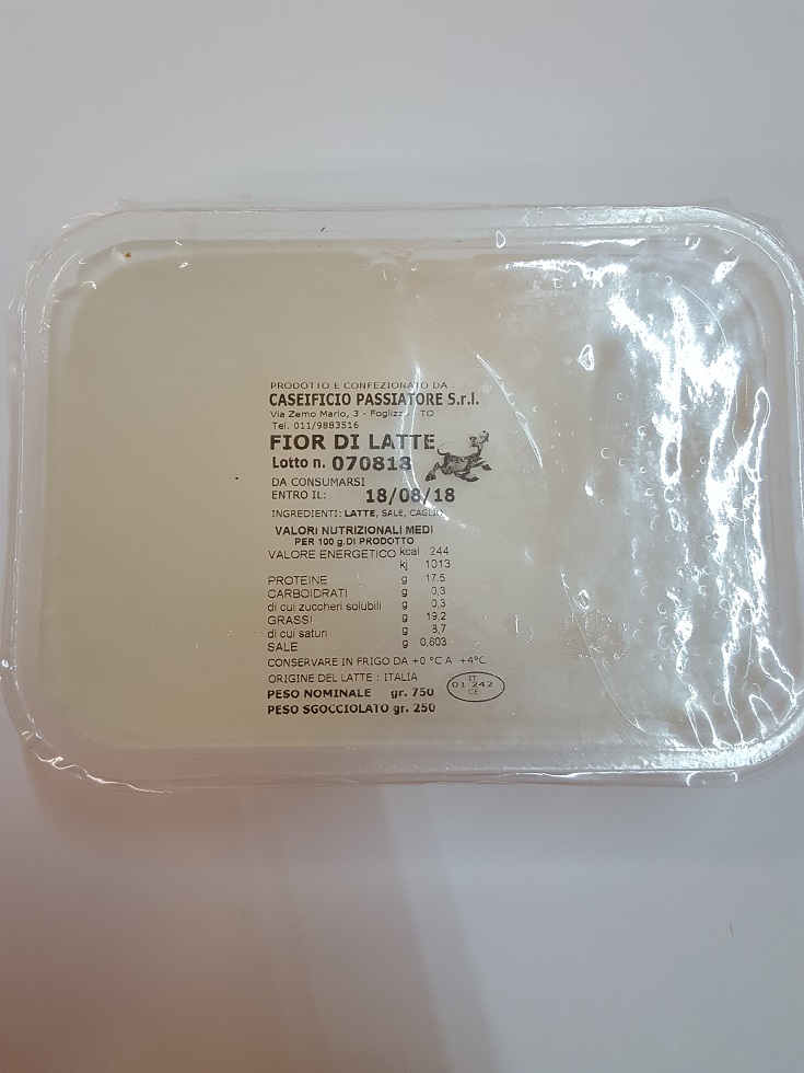 Mozzarella Fior di Latte Caseificio Passiatore g250