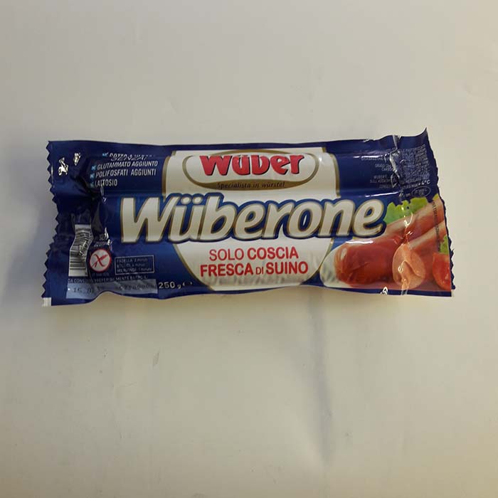 Wurstel Wuberone di Suino g250